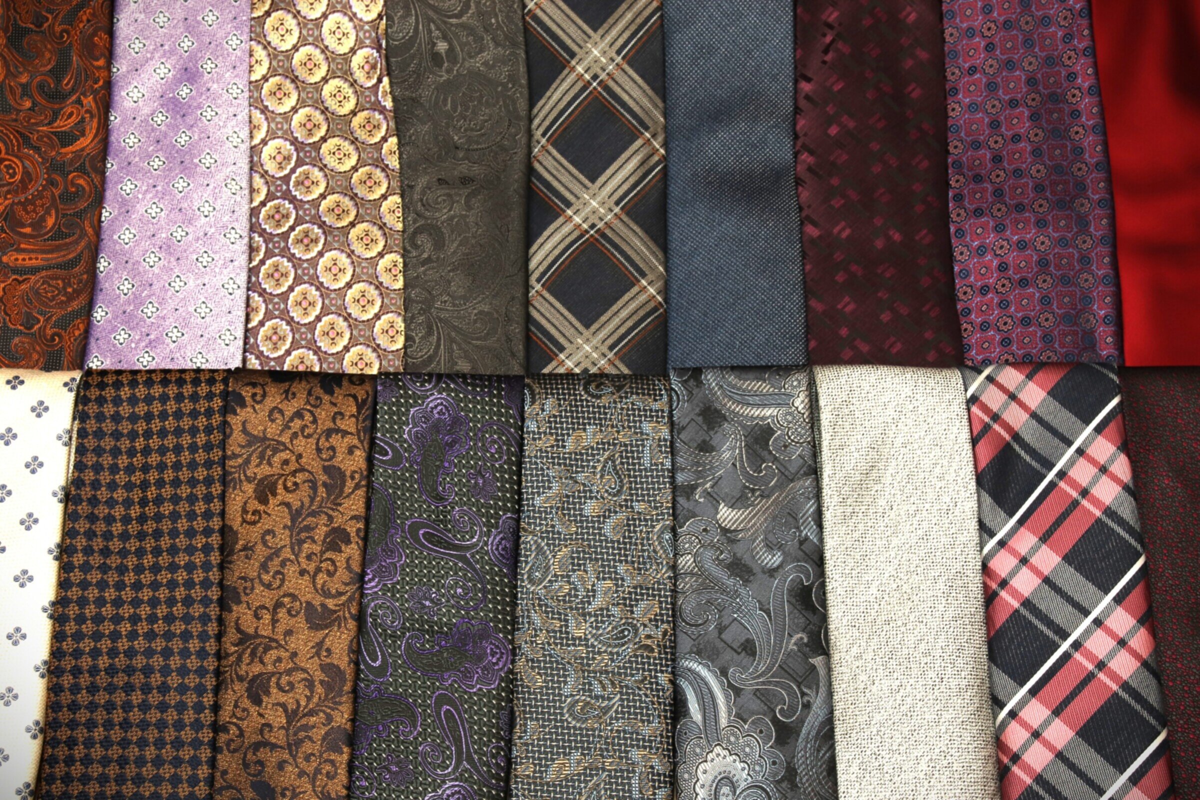 many kinds of ties